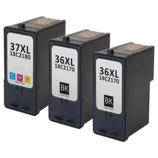 36XL & 37XL Ink Cartridge 3-Pack Combo