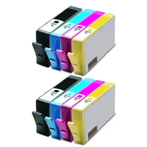 564XL High-Yield Ink Cartridge 8-Piece Combo Pack